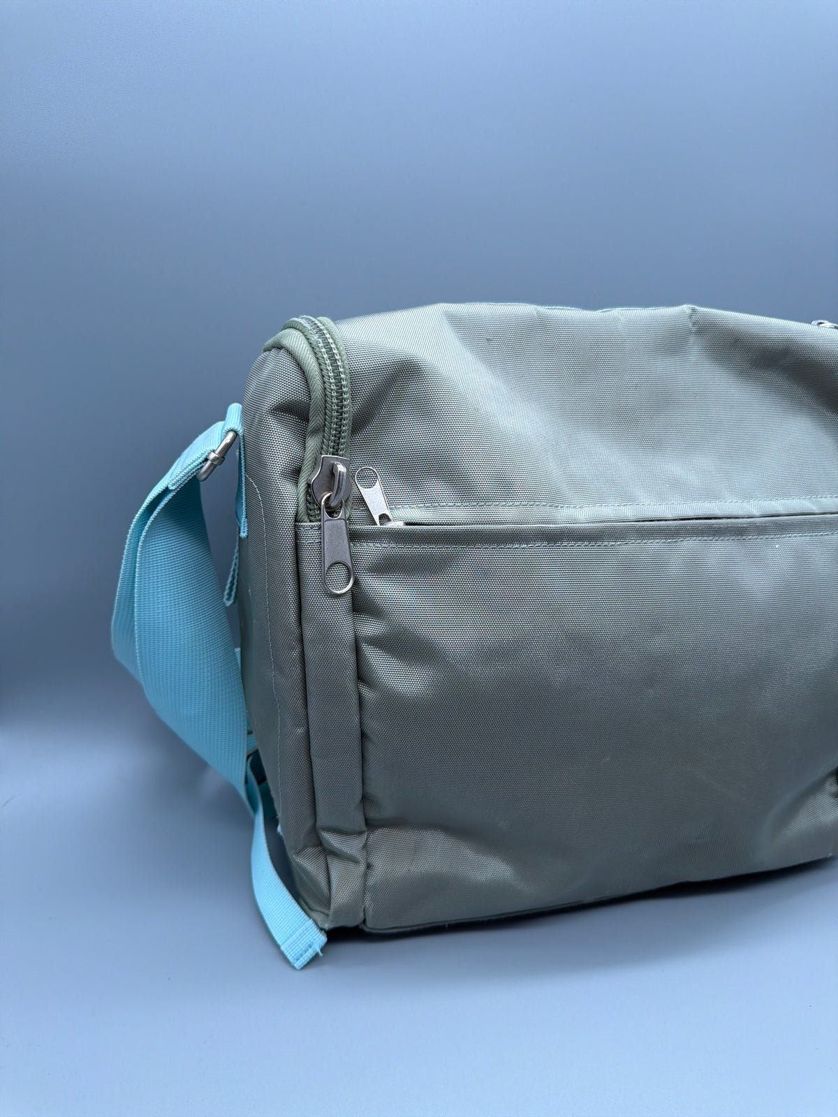 George Gina & Lucy "Mr. Postman" Crossbody Bag - Khaki / Baby Blue Y2K - Past Pieces