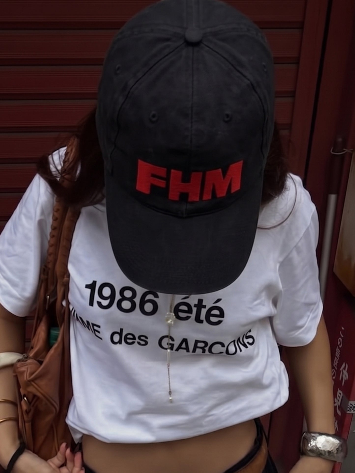 FHM Magazine Vintage Embroidered Cap - Black / Red Graphic