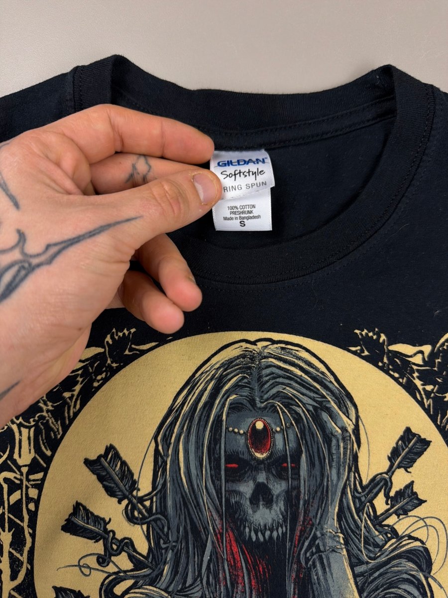 Gildan Vintage "Dark Muse" Graphic Tee - All Black - Past Pieces