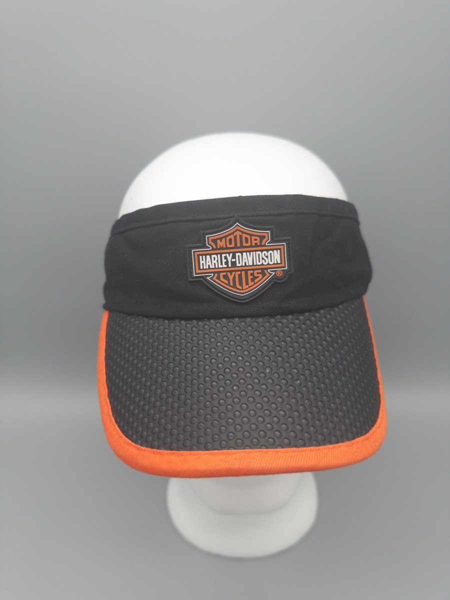 Harley - Davidson Archive "Moto" Sun Visor - Black/Orange Cyber Racing - Past Pieces
