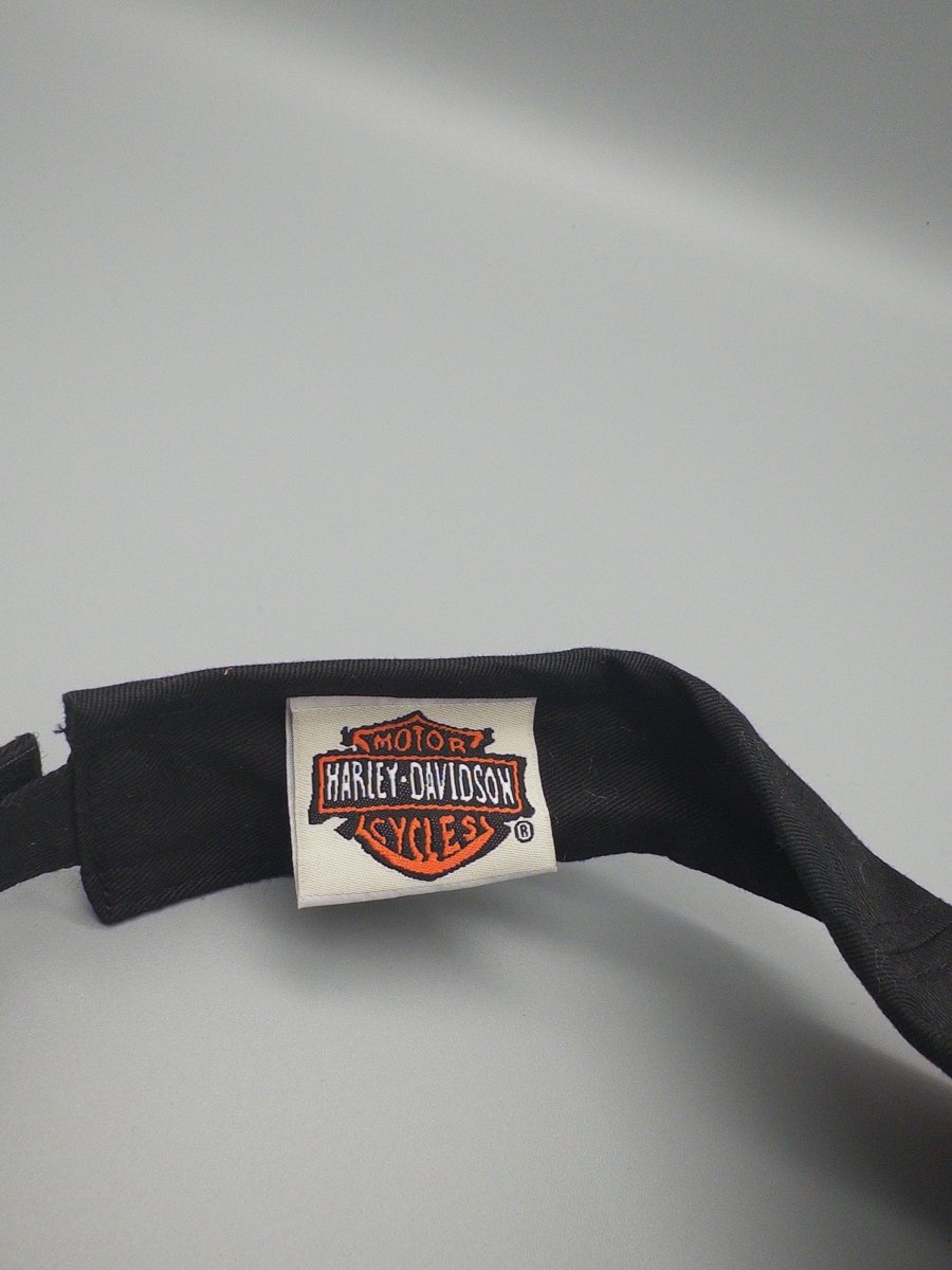 Harley - Davidson Archive "Moto" Sun Visor - Black/Orange Cyber Racing - Past Pieces