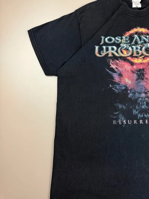 José Andrëa Uróboros "Resurrección" Graphic Merch Tee - Washed Black
