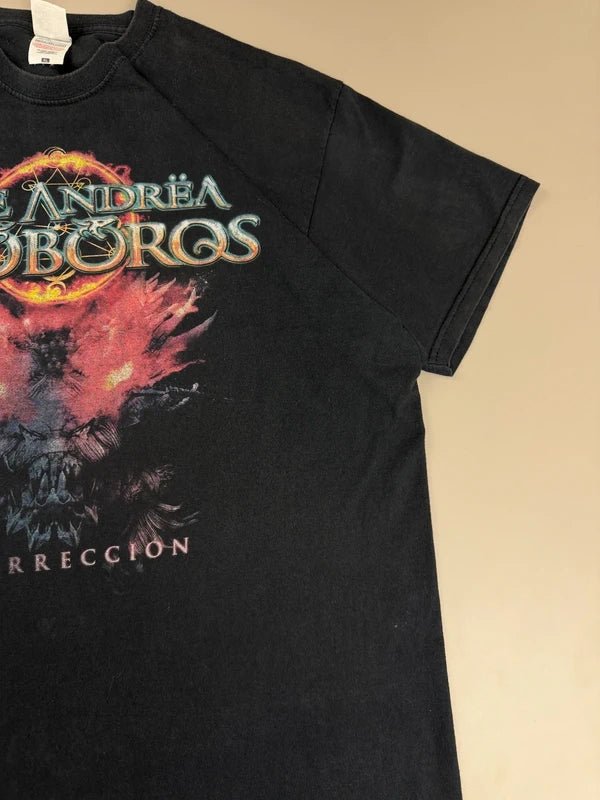 José Andrëa Uróboros "Resurrección" Graphic Merch Tee - Washed Black - Past Pieces
