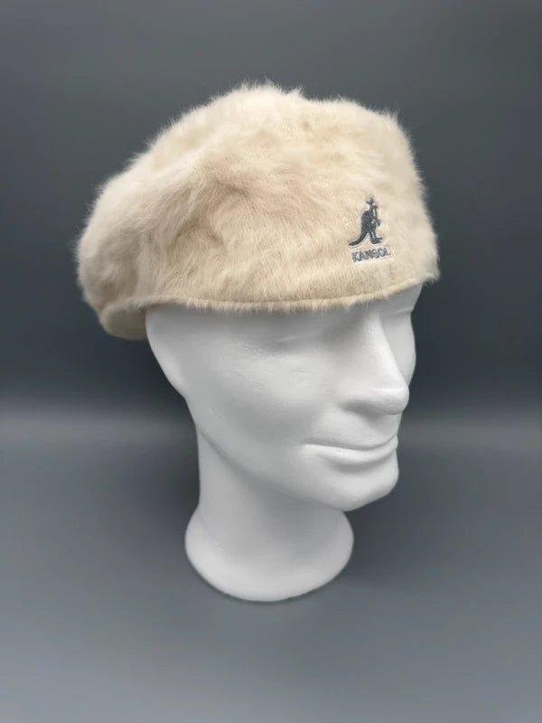Kangol Archive "Furgora" Fuzzy Flat Cap - Cream White