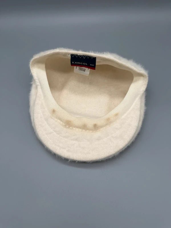 Kangol Archive "Furgora" Fuzzy Flat Cap - Cream White - Past Pieces