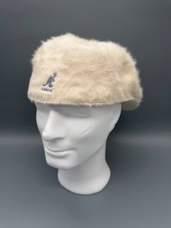 Kangol Archive "Furgora" Fuzzy Flat Cap - Cream White