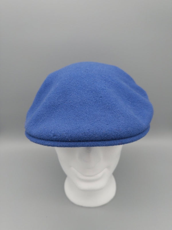 Kangol Authentic British "504" Wool Cap - Cobalt Blue / Y2K Streetwear Grail