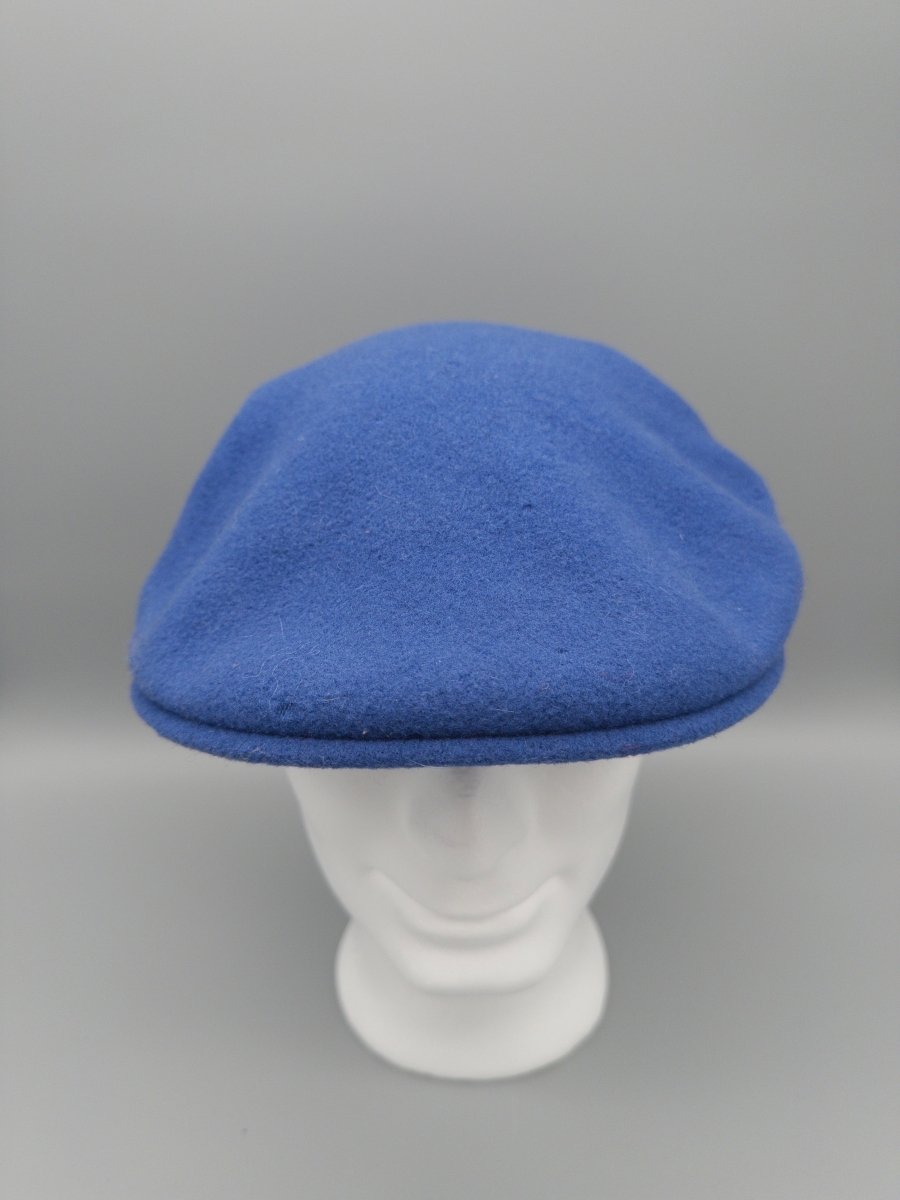 Kangol Authentic British "504" Wool Cap - Cobalt Blue / Y2K Streetwear Grail - Past Pieces