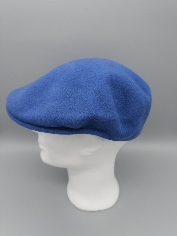 Kangol Authentic British "504" Wool Cap - Cobalt Blue / Y2K Streetwear Grail