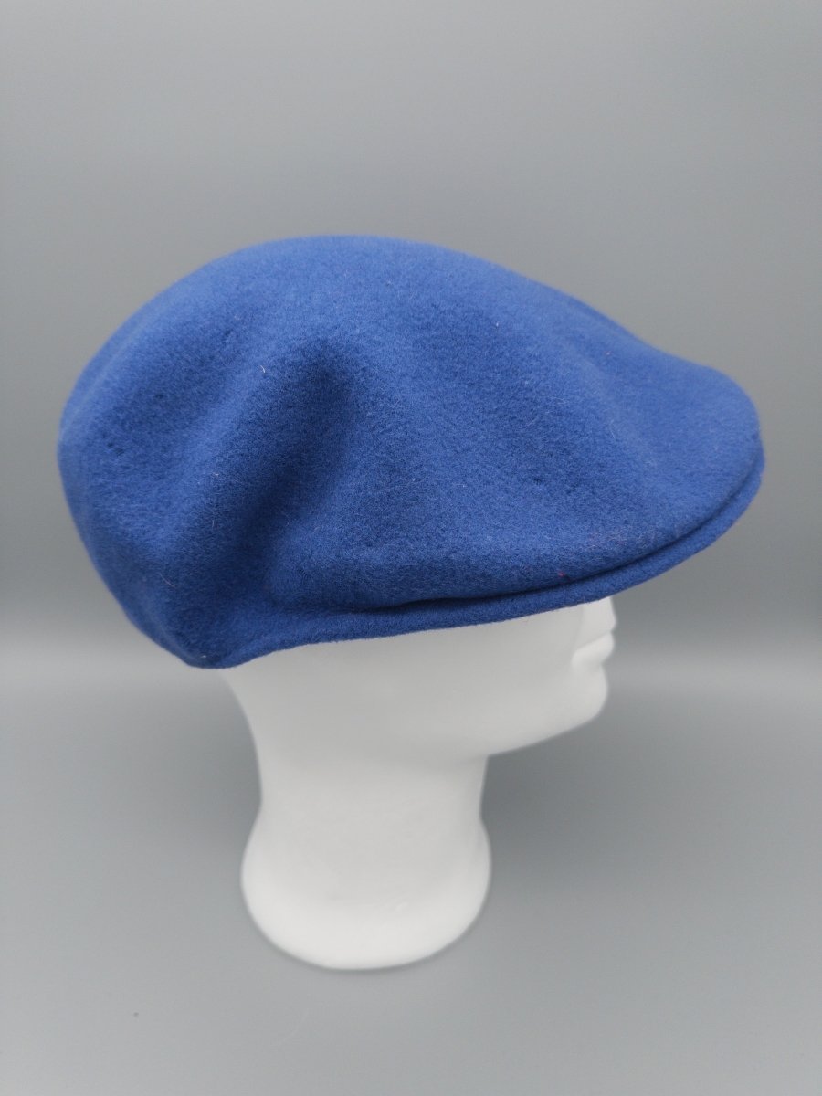 Kangol Authentic British "504" Wool Cap - Cobalt Blue / Y2K Streetwear Grail - Past Pieces