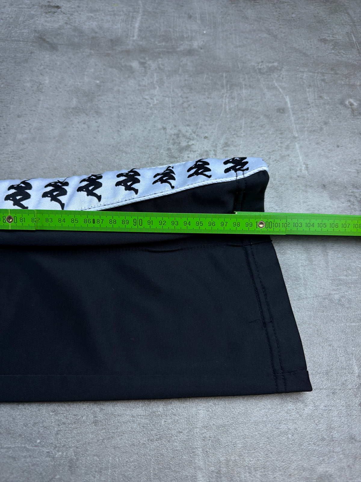 Kappa Banda Flared Tearaway Trackpants - Black / White – Ansicht 13