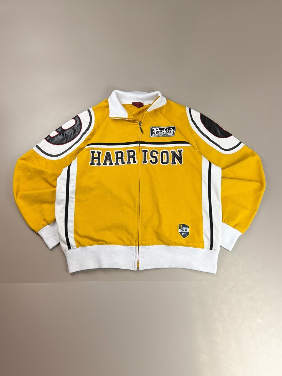 KC - 1981 Archive "Harrison" Racing Trackjacket - Yellow Leather Patch - Past Pieces