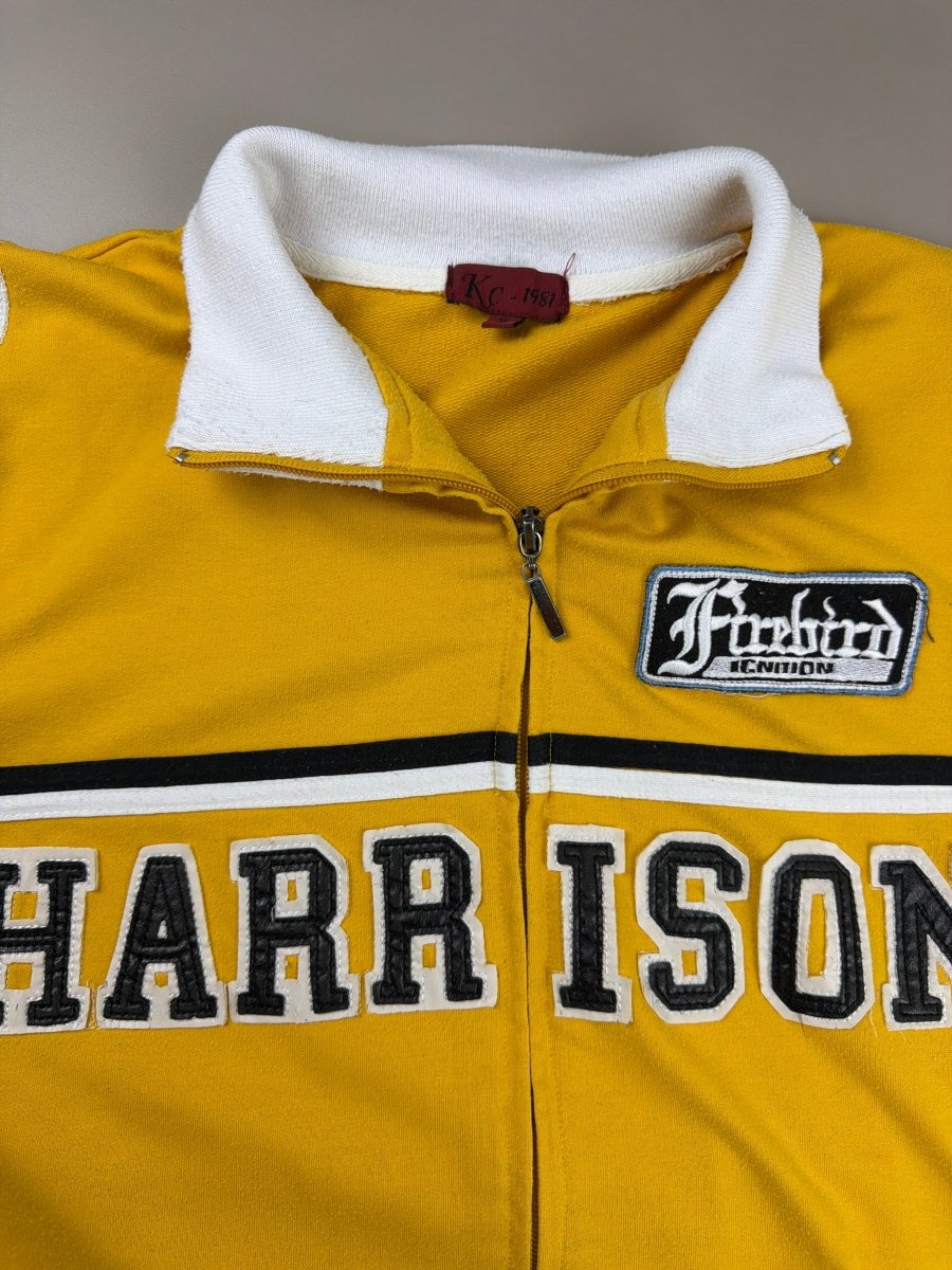 KC - 1981 Archive "Harrison" Racing Trackjacket - Yellow Leather Patch - Past Pieces
