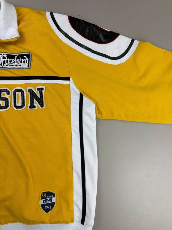 KC-1981 Archive "Harrison" Racing Trackjacket - Yellow Leather Patch