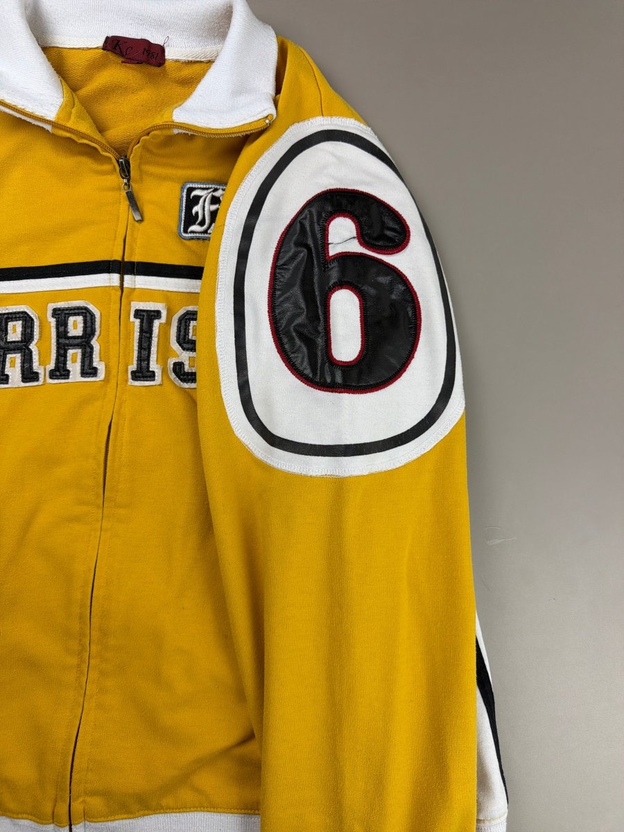 KC - 1981 Archive "Harrison" Racing Trackjacket - Yellow Leather Patch - Past Pieces