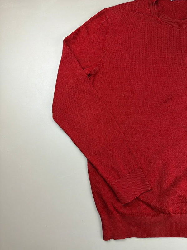 Lacoste "Casual Class" Textured Pocket Knit - Cherry Red