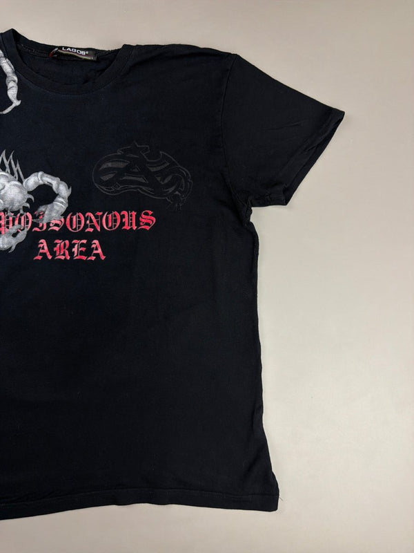 LAGOS "Poisonous Area" Scorpion Graphic Tee - Black/Red