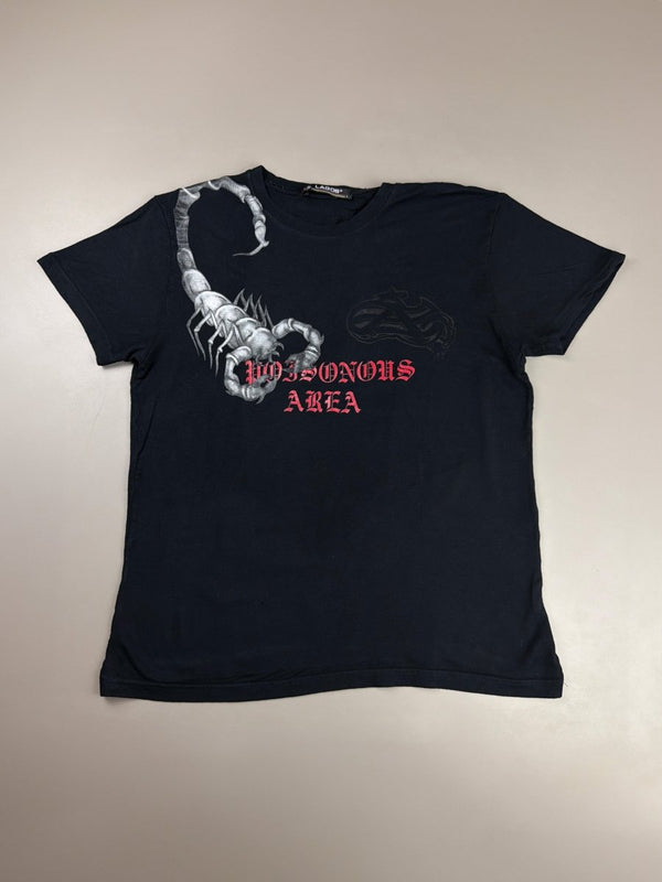 LAGOS "Poisonous Area" Scorpion Graphic Tee - Black/Red