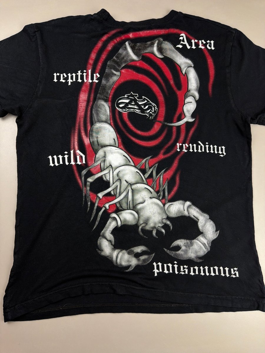 LAGOS "Poisonous Area" Scorpion Graphic Tee - Black/Red - Past Pieces