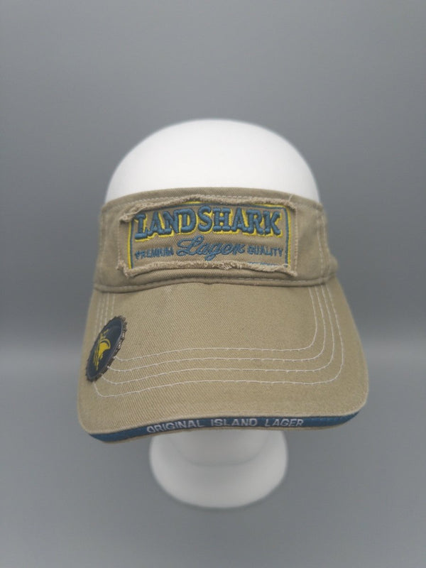 LandShark Lager Margaritaville Archive "Island Fin" Bottle Opener Visor - Khaki