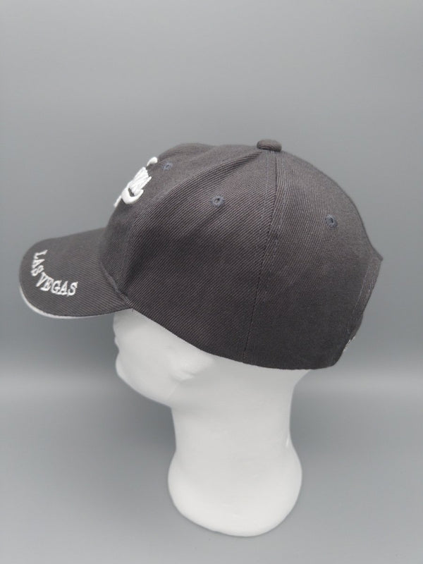 Las Vegas Souvenir "Script" Logo Cap - Charcoal Washed