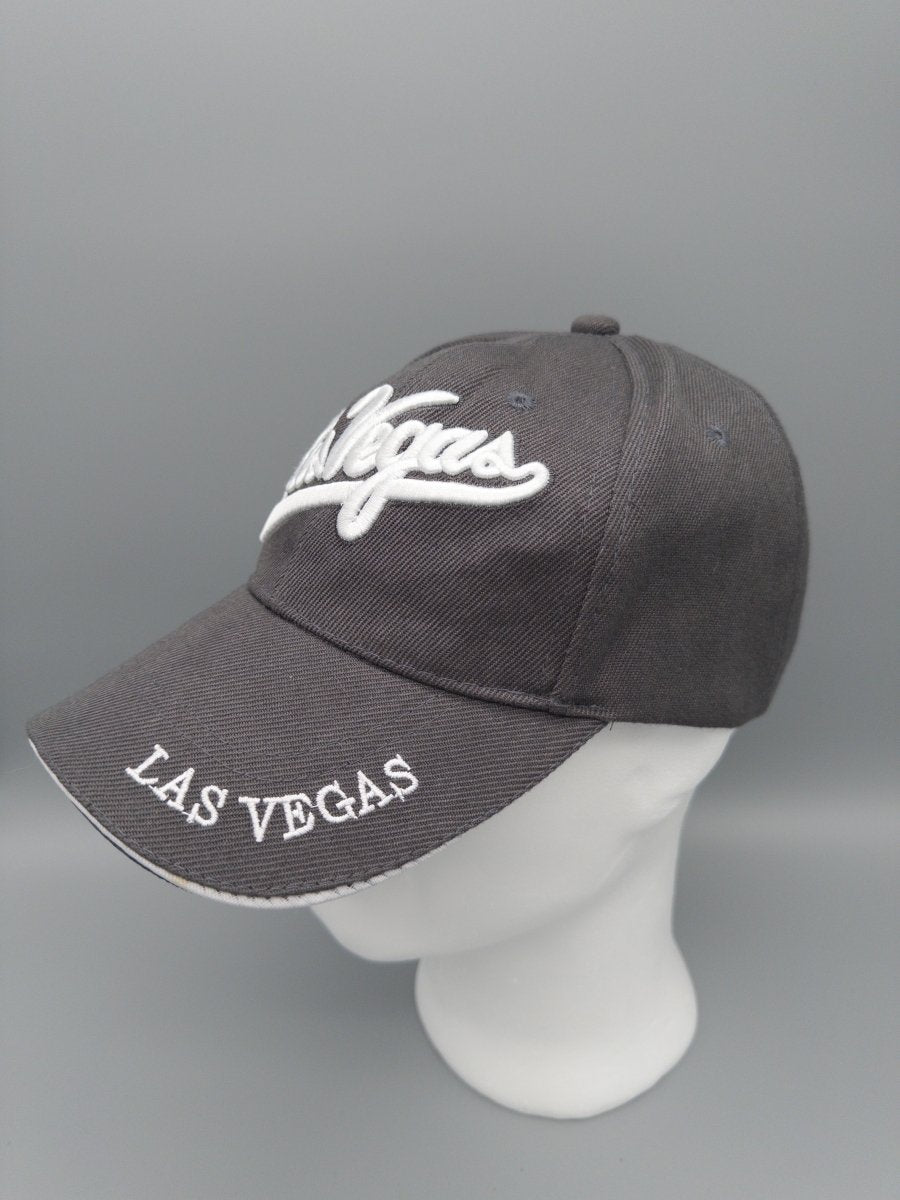 Las Vegas Souvenir "Script" Logo Cap - Charcoal Washed - Past Pieces