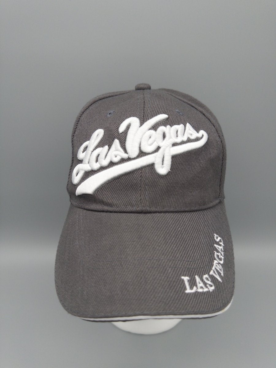Las Vegas Souvenir "Script" Logo Cap - Charcoal Washed - Past Pieces