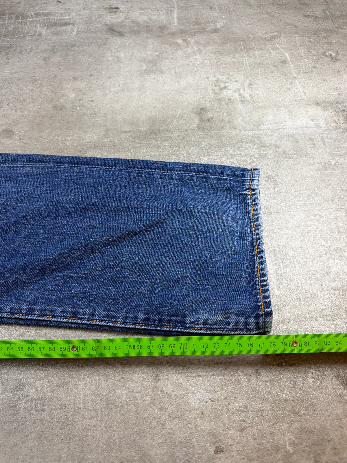 Levi's "501" Vintage Faded Straight Leg Denim Jeans - Washed Blue - Past Pieces
