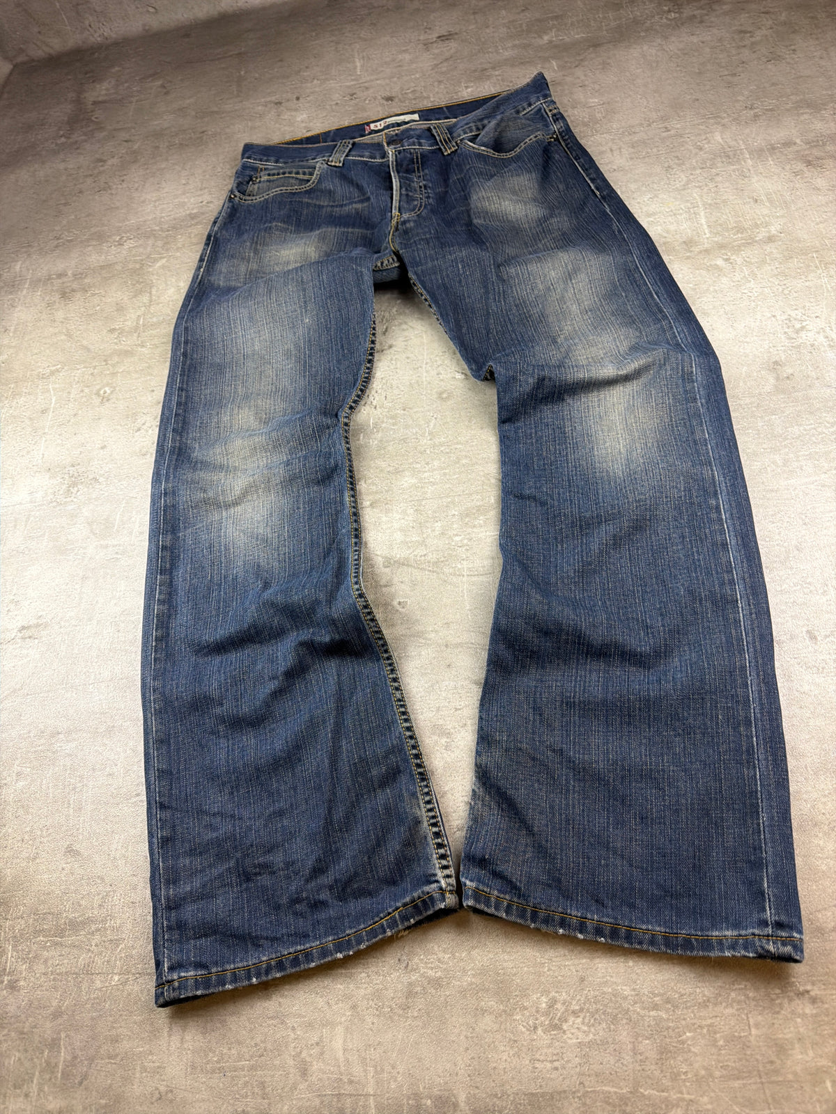 Levi's "512" Bootcut Y2K Faded Denim Jeans - Washed Blue - Past Pieces