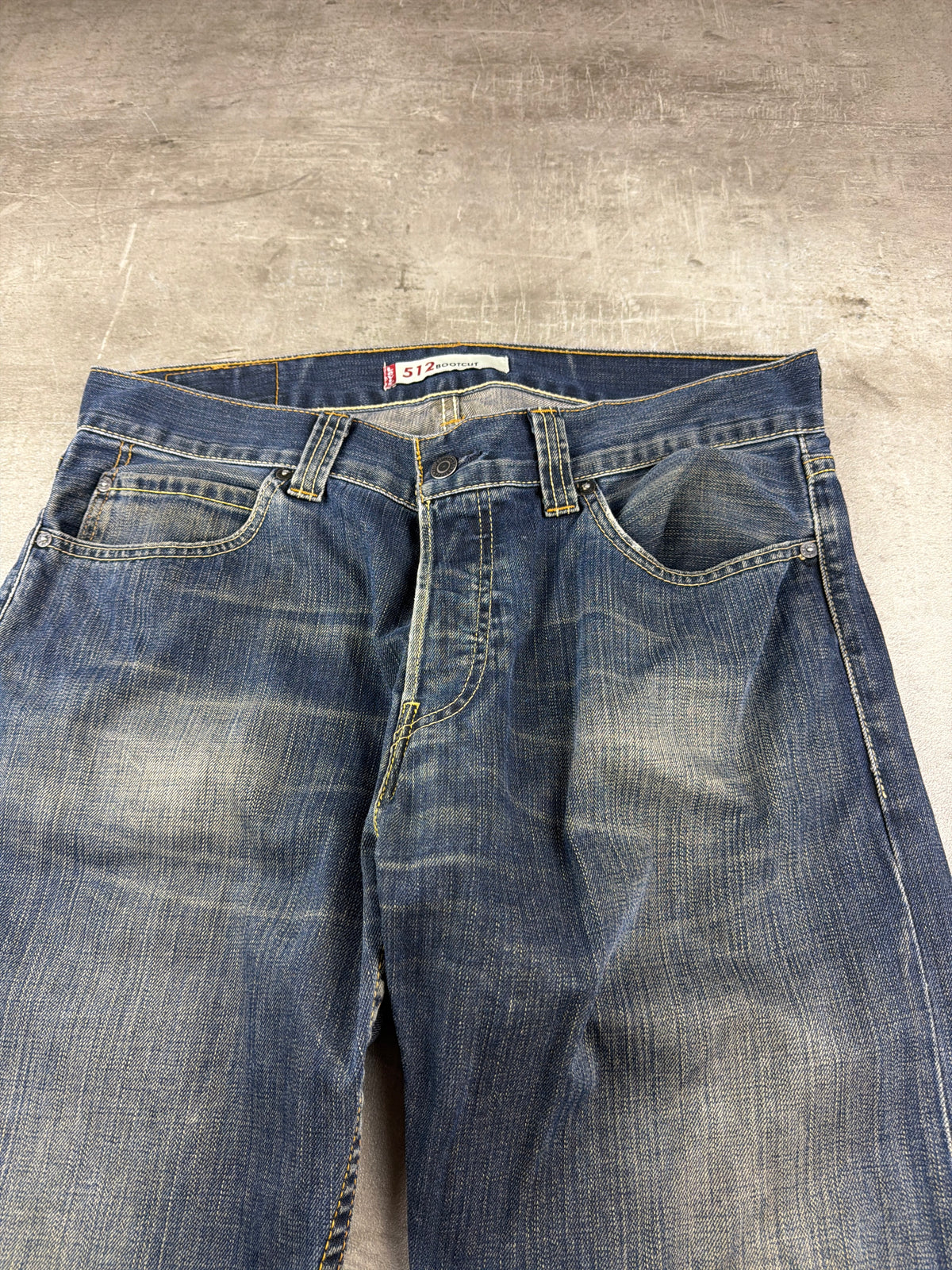 Levi's "512" Bootcut Y2K Faded Denim Jeans - Washed Blue – Ansicht 7