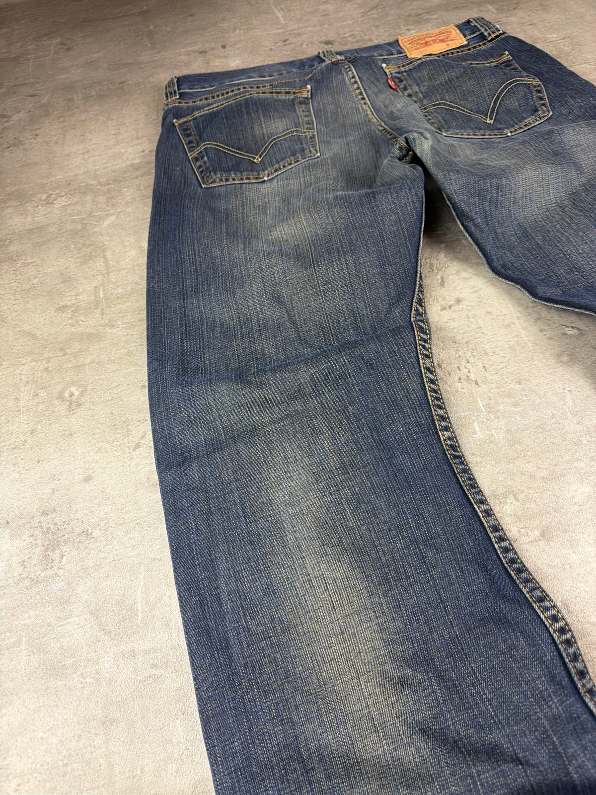Levi's "512" Bootcut Y2K Faded Denim Jeans - Washed Blue – Ansicht 9