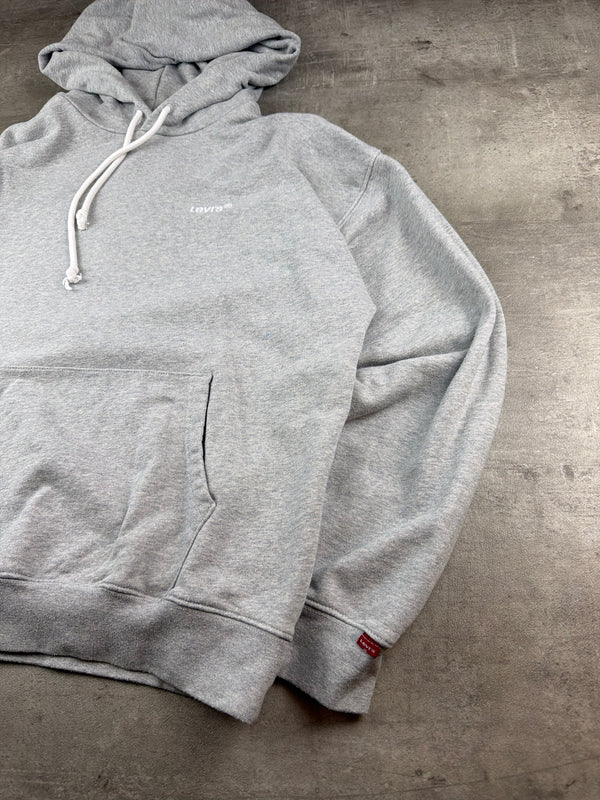 Levi's Embroidered Logo Oversized Hoodie - Heather Grey