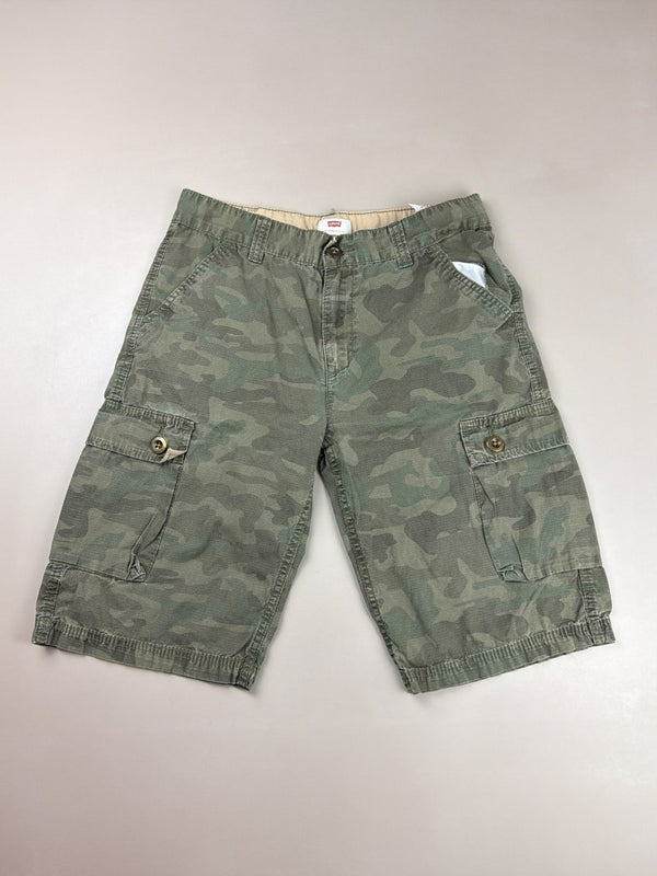 Levi's "Squad" Tactical Cargo Shorts - Woodland Camo