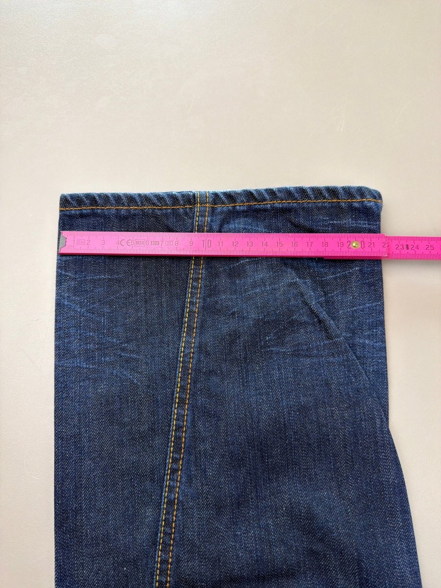 Luke Black Country Originals Japanese Denim "Lion" - Baggy Y2K Embroidery - Past Pieces