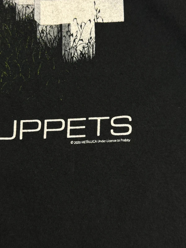 Metallica "Master of Puppets" Graphic Merch Tee - All Black & Purple - Past Pieces