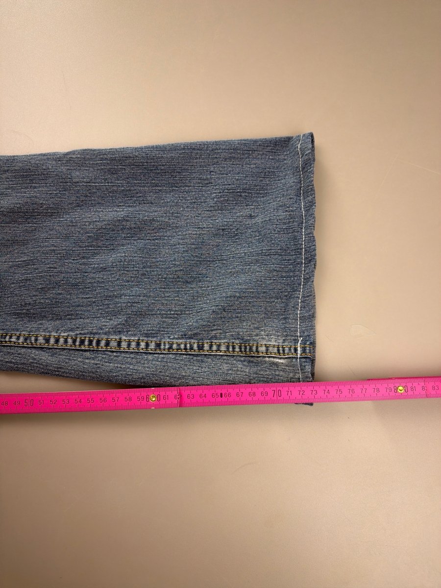 Mudd Archive "Aura" Flared Denim - Y2K McBling Low Waist - Past Pieces