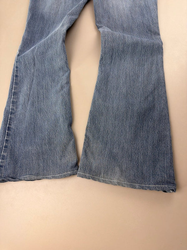 Mudd Archive "Aura" Flared Denim - Y2K McBling Low Waist