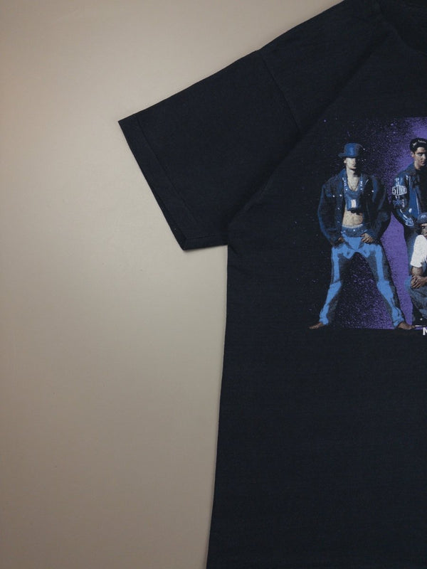 New Kids on the Block "No More Games" 90s Tour Tee - Washed Black