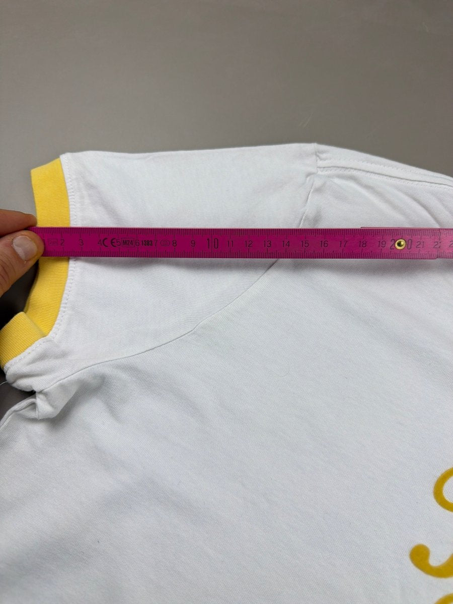Nike Retro Script "Just Do It" Ringer Tee - Sun Yellow - Past Pieces