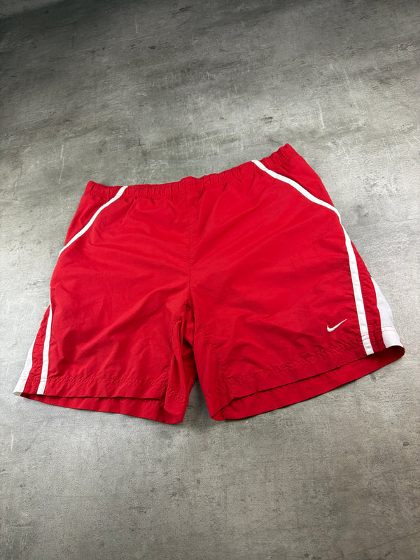Nike Y2K Nylon Swim Shorts "Since 1972" - Red / Navy / White