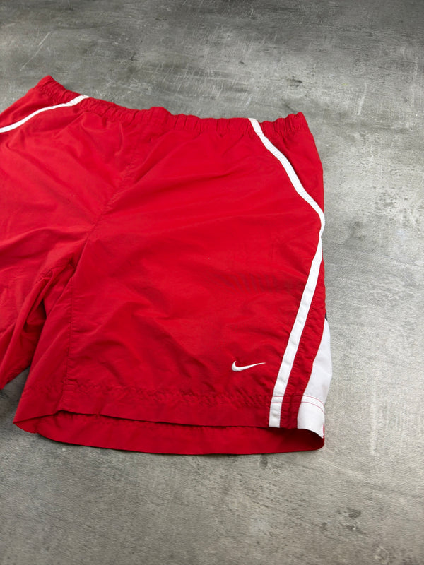Nike Y2K Nylon Swim Shorts "Since 1972" - Red / Navy / White