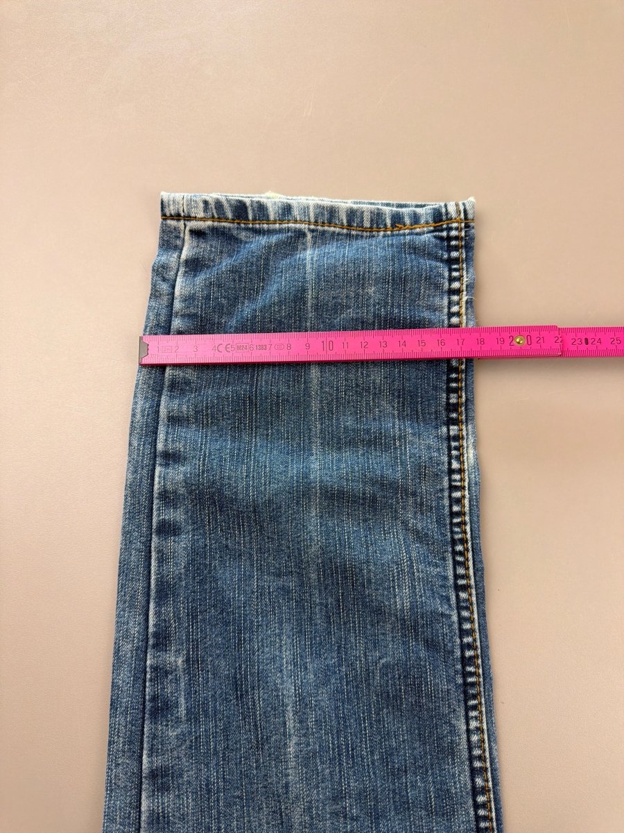 Oniarai Archive "Golden Dragon" Embroidered Jeans - Cyber Indigo Wash - Past Pieces
