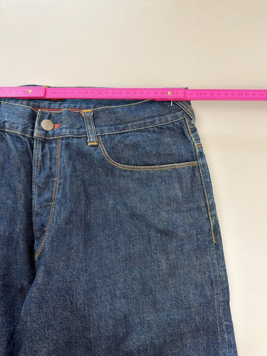 Oniarai Archive "Japanese Rabbit Graphics" Raw Denim Jeans - Indigo - Past Pieces