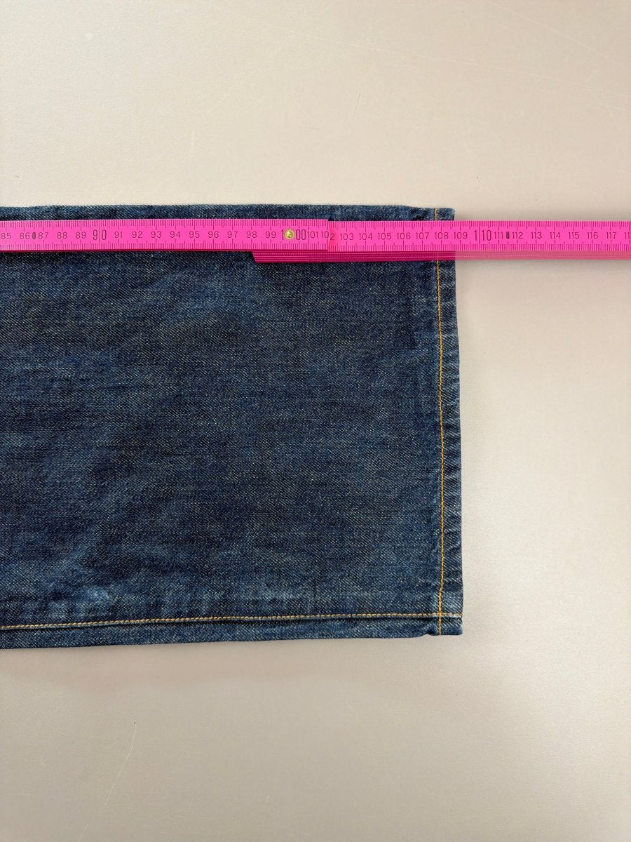 Oniarai Archive "Japanese Rabbit Graphics" Raw Denim Jeans - Indigo - Past Pieces