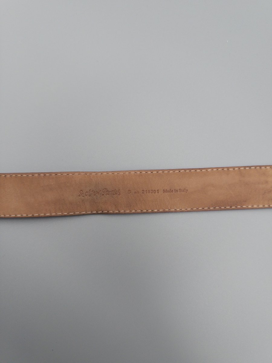 & Other Stories Italian Croco Embossed Slim Belt - Lilac Coquette - Past Pieces