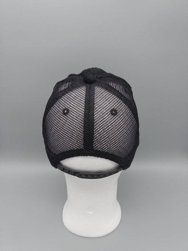 Pelle Pelle Archive "Moon Trash" Rhinestone Fleece Cap - All Black