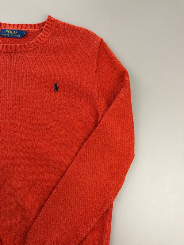 Polo Ralph Lauren Archive Classic Crewneck Sweater - Vibrant Orange