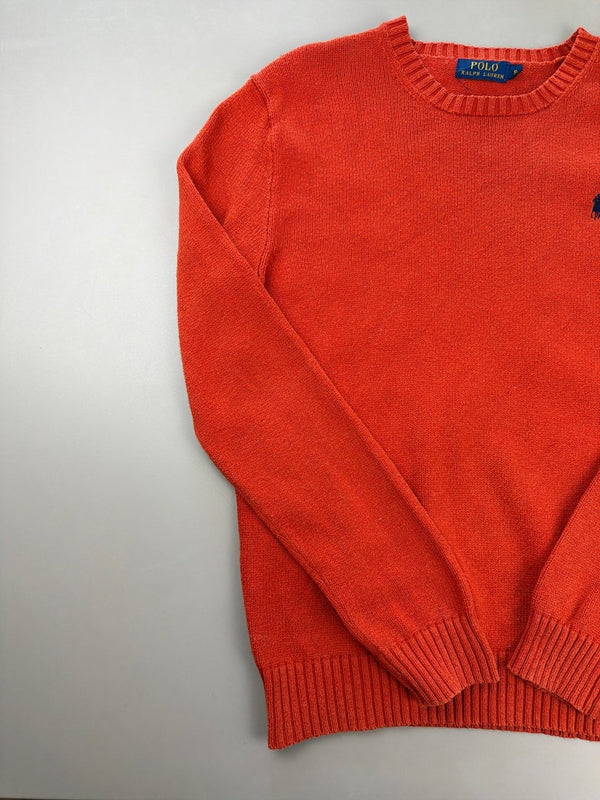 Polo Ralph Lauren Archive Classic Crewneck Sweater - Vibrant Orange