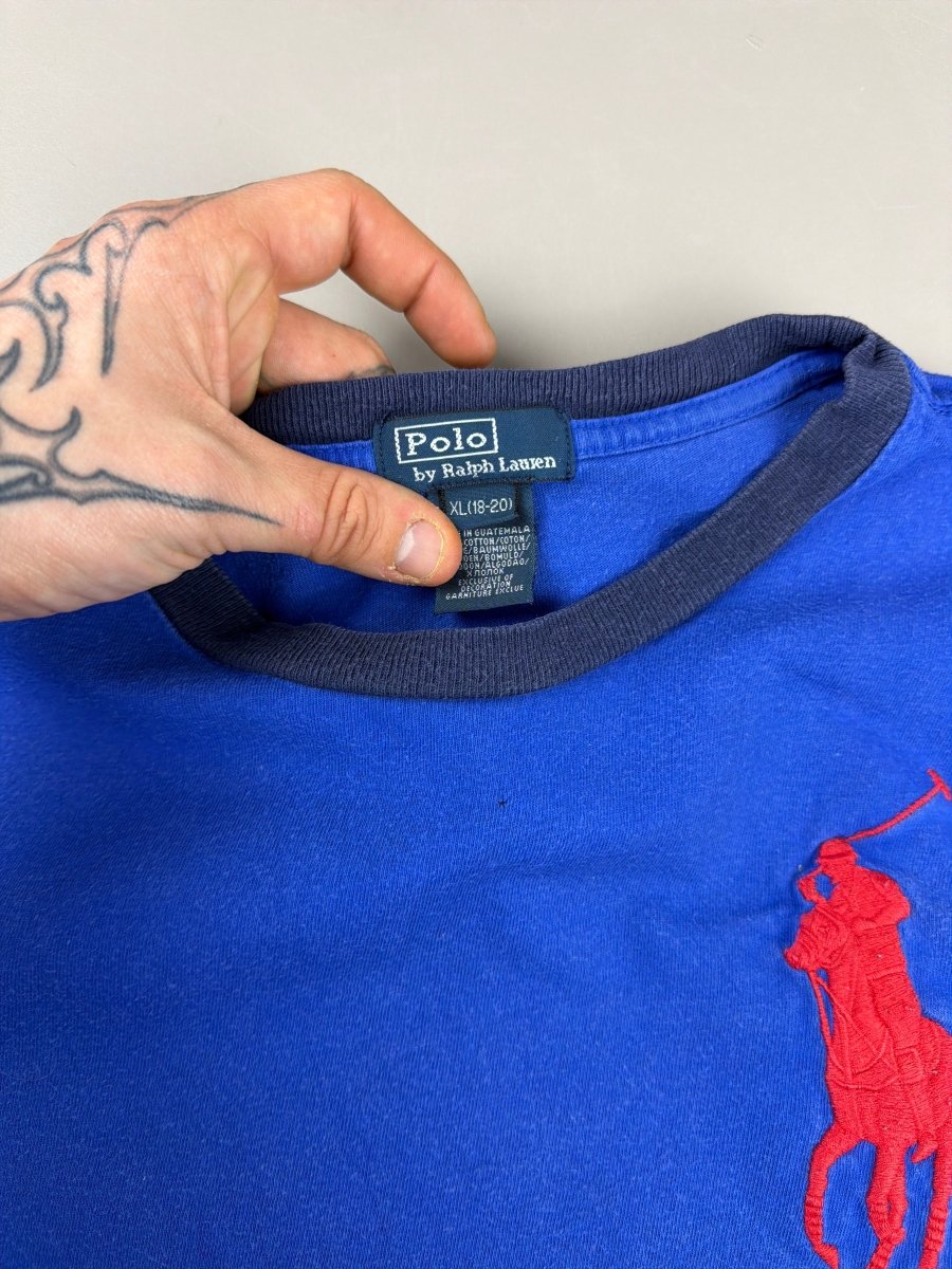 Polo Ralph Lauren Archive "Double Layer" Longsleeve - Royal Blue - Past Pieces