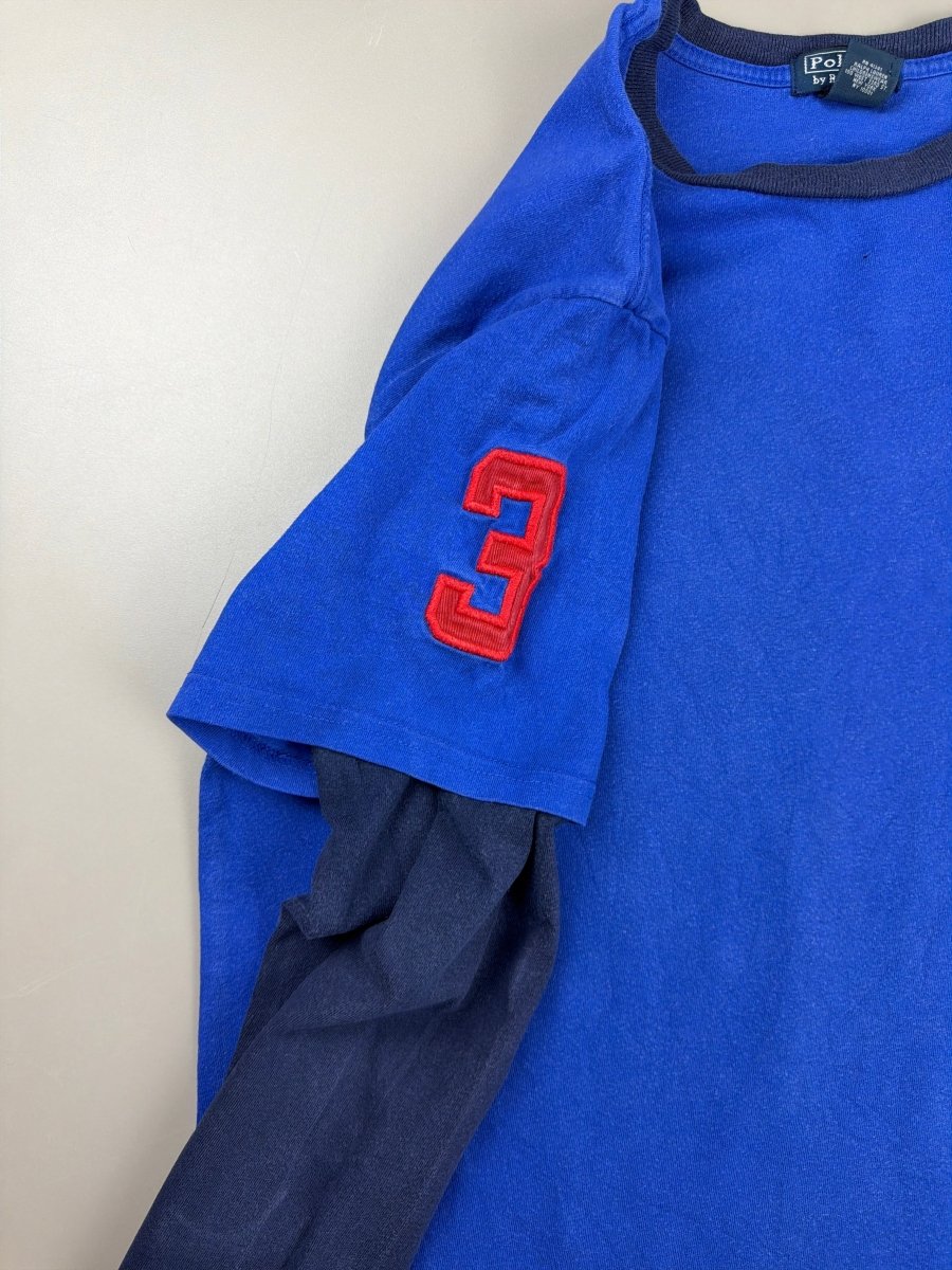 Polo Ralph Lauren Archive "Double Layer" Longsleeve - Royal Blue - Past Pieces